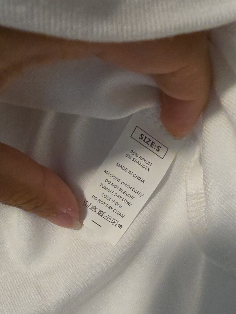 Classic White Crewneck Women's Tee - Picture 2 of 3